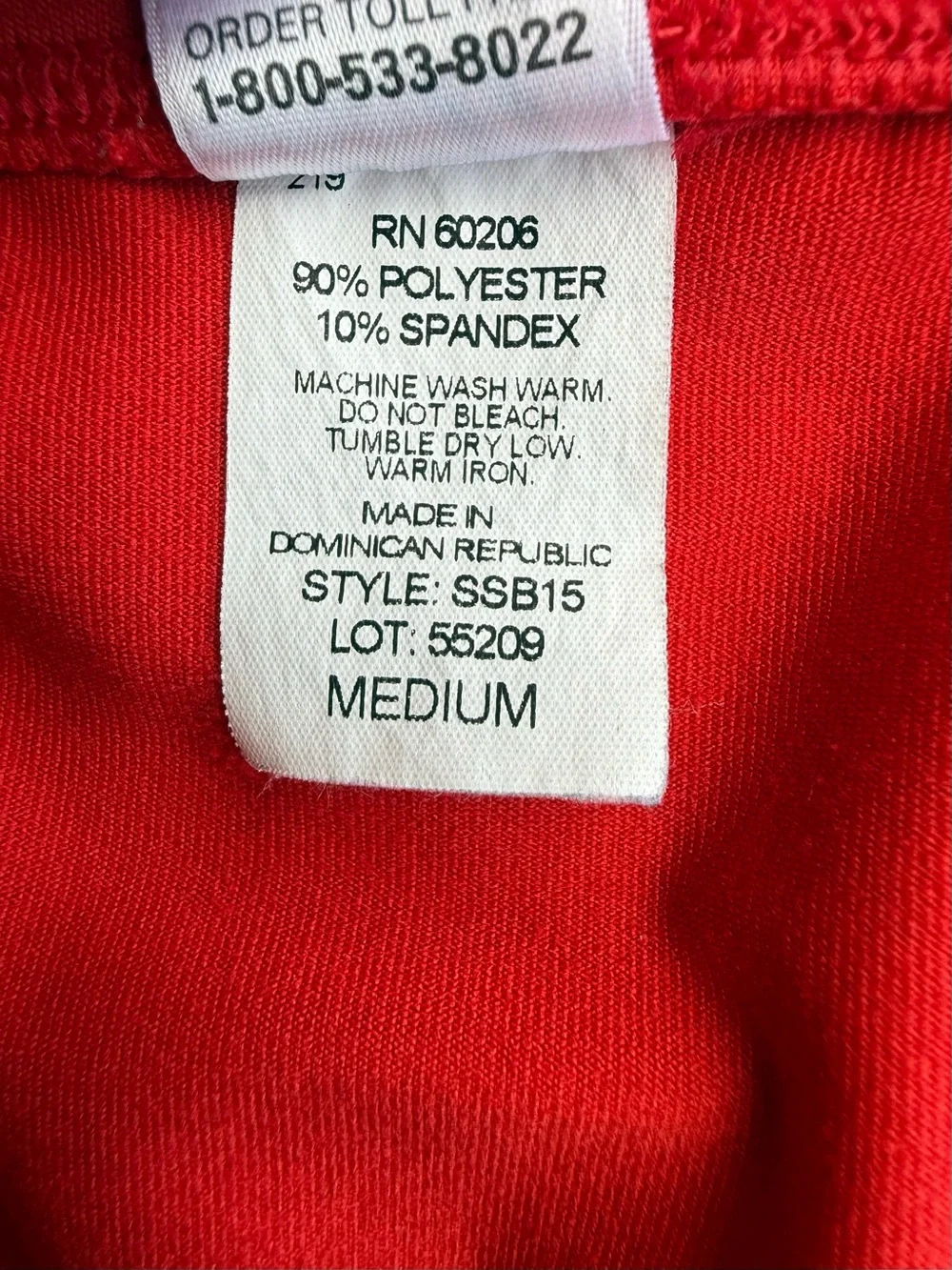 Varsity Spirit Cheerleading Bloomers Spankies Red Teen Medium Style SSB15 Cheer